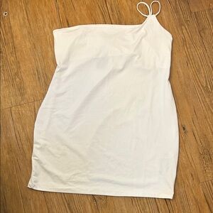 Pretty Little Things White One-Shoulder Top Size 12 NWT